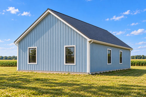 The Bluebell — 30x40 Barndominium Plan, 3 Bed, 2 Bath, 1,200 Sq Ft