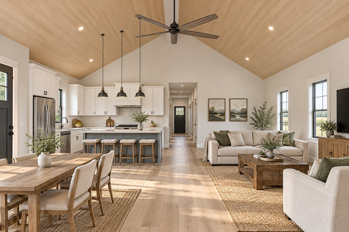 The Bluebell — 30x40 Barndominium Plan, 3 Bed, 2 Bath, 1,200 Sq Ft
