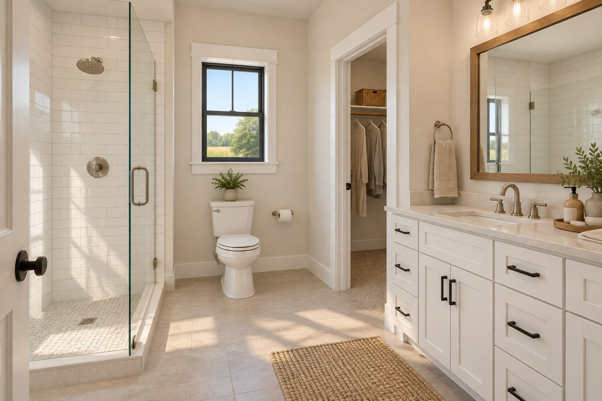 The Bluebell — 30x40 Barndominium Plan, 3 Bed, 2 Bath, 1,200 Sq Ft