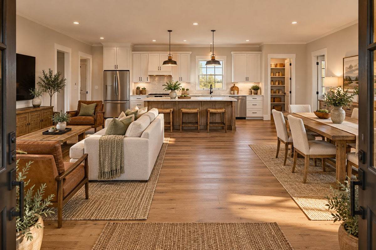 The Ranch — Barndominium Plan with 2-Car Garage, 4 Bed, 3 Bath, 2,240 Sq Ft