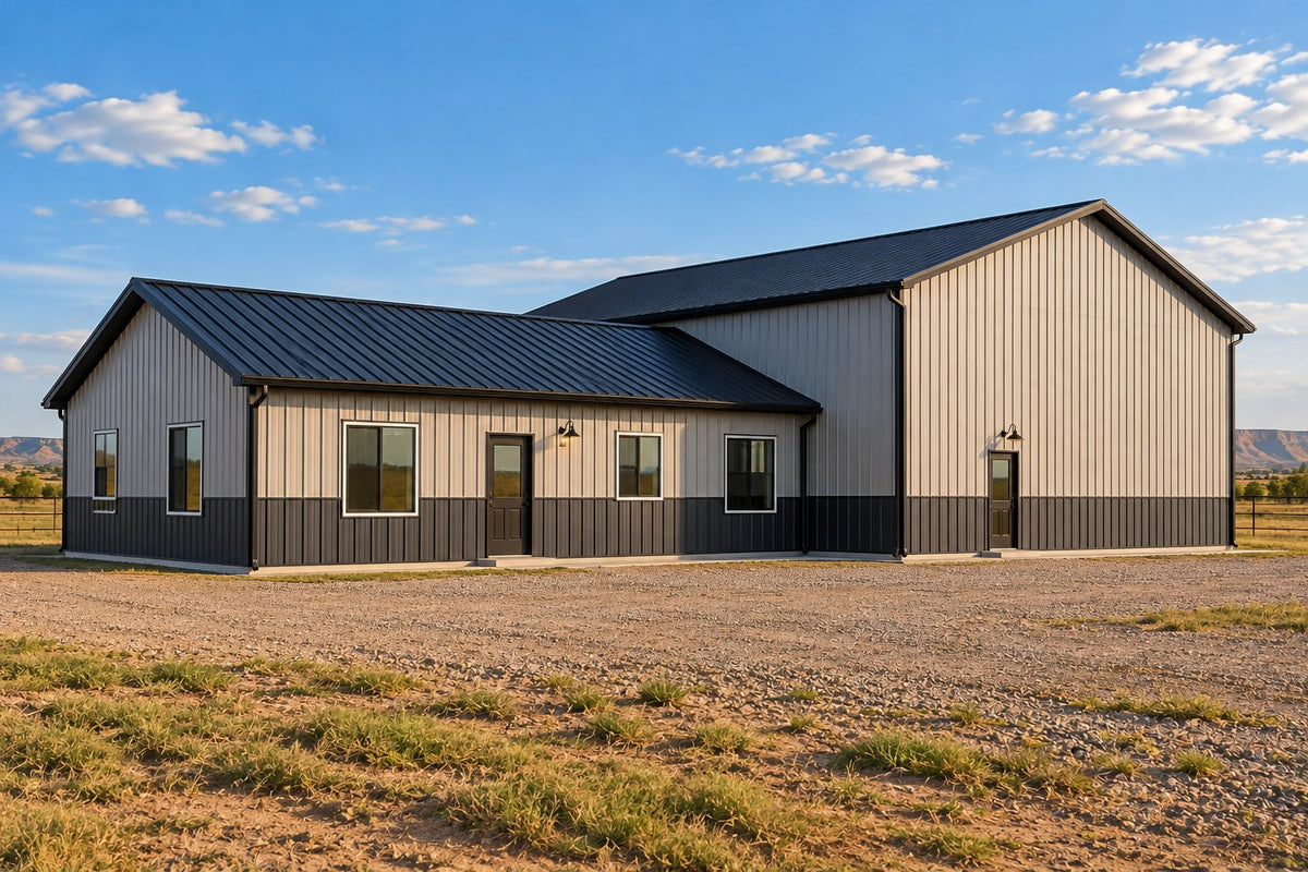 The Shop House — 40x60 Barndominium Plan with Shop, 3 Bed, 2 Bath, 1,440 Sq Ft + 960 Sq Ft Shop