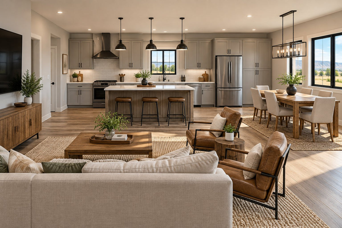 The Shop House — 40x60 Barndominium Plan with Shop, 3 Bed, 2 Bath, 1,440 Sq Ft + 960 Sq Ft Shop