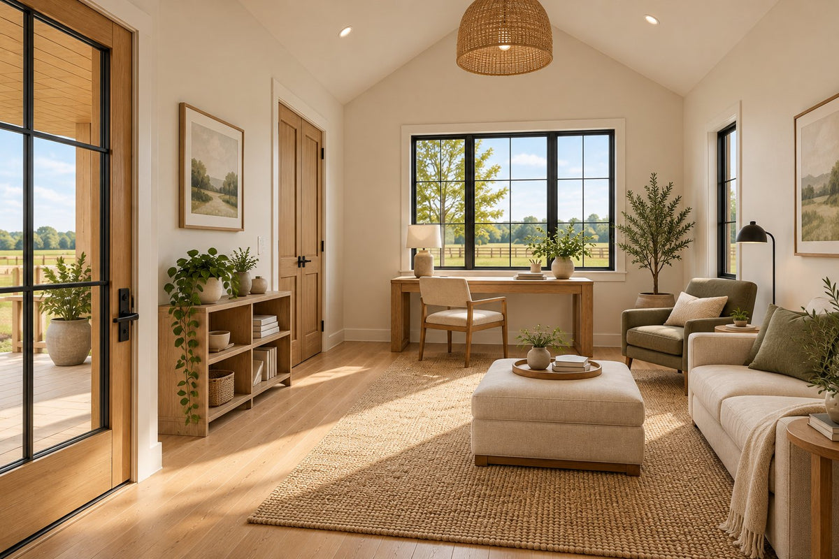 The Studio — Barndominium Plan with Detached Studio, 2 Bed, 2 Bath, 1,500 Sq Ft